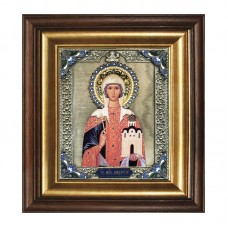 Икона Святая мученица Людмила Чешская 